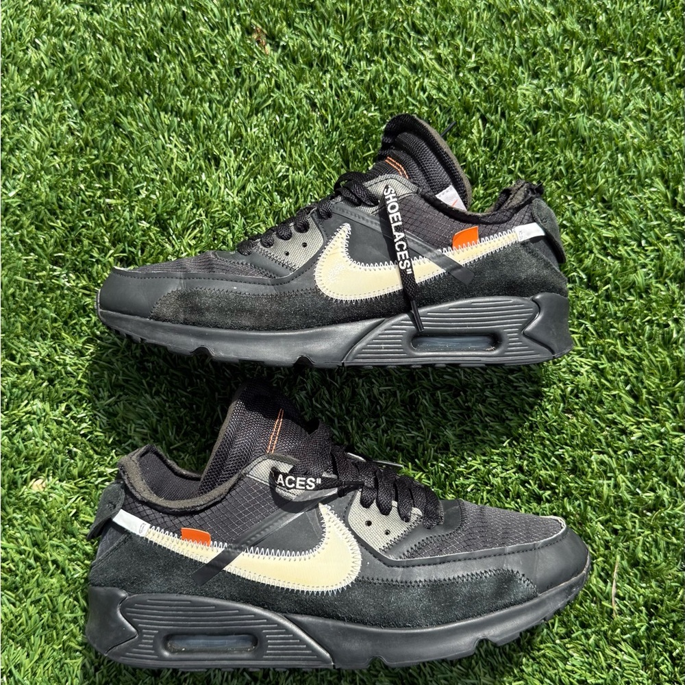 Off-White Black and Cream Sneakers